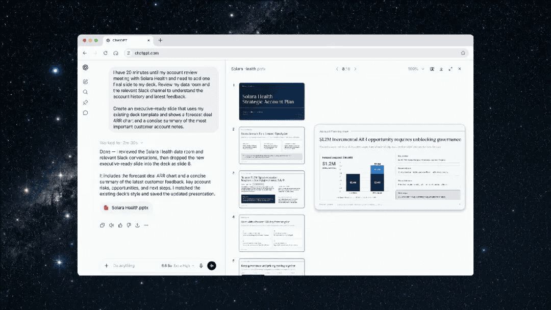 ChatGPT Sites把分析结果生成可分享的交互网页