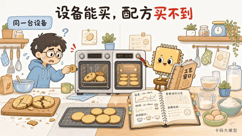 DRAM工艺配方壁垒卡通