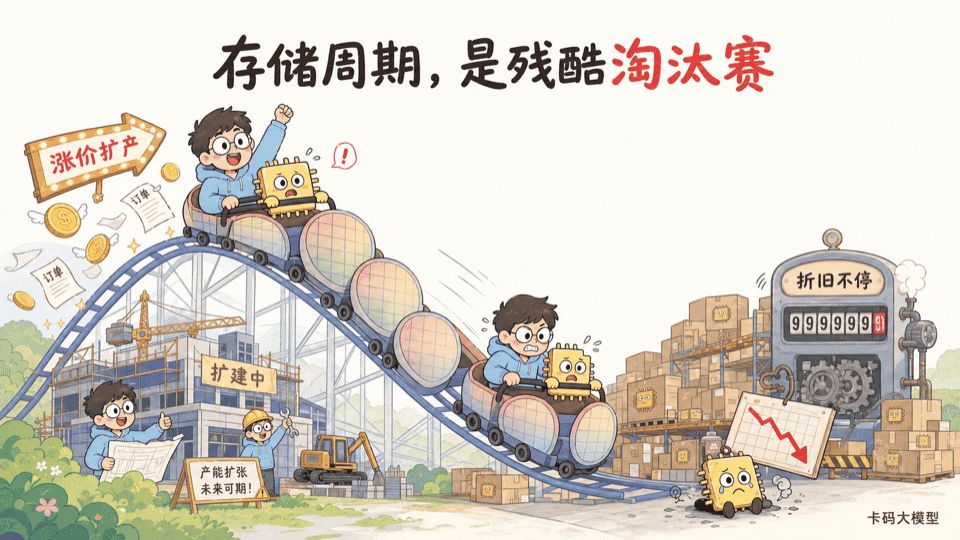 DRAM行业周期卡通